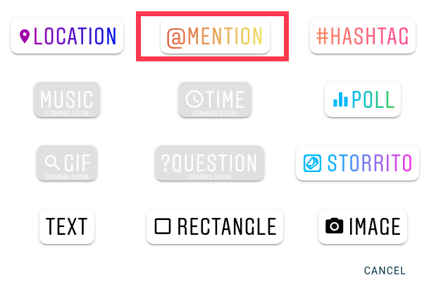 How to add mentions - Storrito Help Center